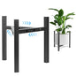 Airpark Plant Stand Indoor Adjustable, Metal Modern Plant Stand, Heavy Duty Stable Plant, Fit 8-12 inch Pots, Number of Items-2, Color-Black (Pot & Plant Not Included) - color: Black