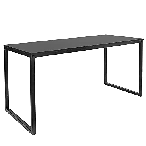 55 inches Writing Computer Desk Office Table Modern Simple Work Study Desk Laptop Table Modern Simple Style Desk (55 inches) - size: 55 inches