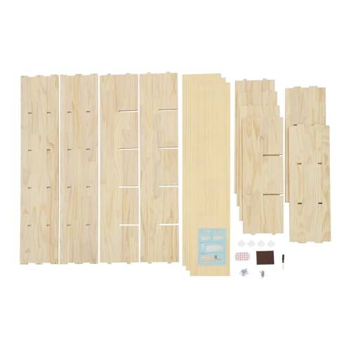 15-Cube Solid Wood Bookshelf, 3-Tier Storage Organizer Semi-Open Floor Display Shelf Closet Cabinet for Home Office Library School, 12" D x 59" W x 35" H - size: 15-Cube