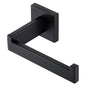 LANC Black Toilet Paper Holder, Bathroom Toilet Paper Roll Holder Wall Mounted for Bathroom Kitchen, Modern Matte Black TP Holder Dispenser Hangers Square SUS304 Stainless Steel, A8807MB - color: Matte Black, size: Right Hand(Screw)