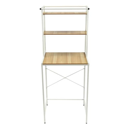 Over The Washer and Dryer Storage Shelf,3 Tiers Laundry Room Storage and Organizer Standing Shelf,Adjustable Rubber Feet,High Load-Bearing Capacity,for Bathrooms, Laundry Rooms, Balconies,Etc
