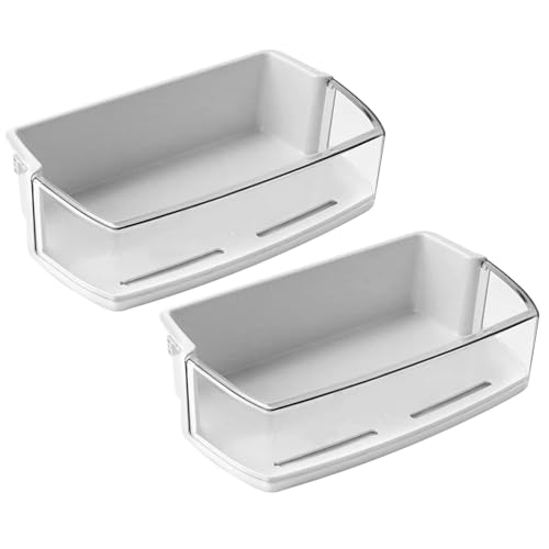 [2 PACK] AAP73631502 Refrigerator Door Shelf (Right) Replacement PD00005335 2443758 AP4563994 PS2581944 EAP2581944 compatible with LG KENMORE Refrigerator Door Shelves - BY AMI PARTS