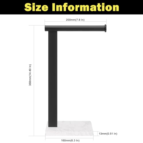 Stainless Steel L-Shaped Hand Towel Holder, SUS304 Bathroom Towel Rack with Thickened Base for Countertop Vanity (Matte Black, Square Base) - color: Matte Black