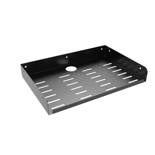 2 Pcs of Metal Floating Shelf Modern Wall Mounted Storage Rack 12"*8" Deep Display Shelf in Living Room, Bedroom,Bathroom, Kitchen,Garage or Office (12 inches 2 Pcs)