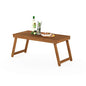 Furinno Tioman Outdoor Hardwood Coffee Folding Table, Natural - color: Natural, size: 17.8"D x 41"W x 16.9"H (folding)
