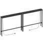 ELYKEN 78.8'' Narrow Console Table with Outlet, Sofa Table Behind Couch | Skinny Entryway Tables with Charging Station for Living Room, Hallway, 5.9 x 78.8 x 29.5in, Black - color: Black, size: 5.9"DX78.8"WX29.5"H