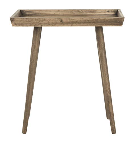 Safavieh Home Nonie Modern Chocolate Accent Table - color: Chocolate