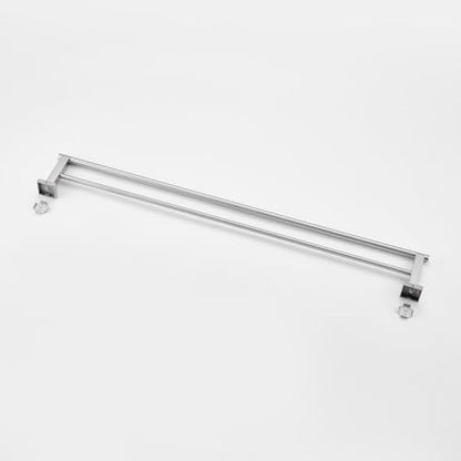 Miyili 36-Inch Bath Double Towel Bar Stainless Steel Bathroom Towel Rack Holder Wall Mount Brushed Finish, A02N90B - color: Brushed Steel, size: 36-Inch