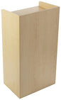 Displays2go Hostess Station, Maple | Hidden Wheels, Adjustable Shelf, LCKDPHSMP - color: Maple