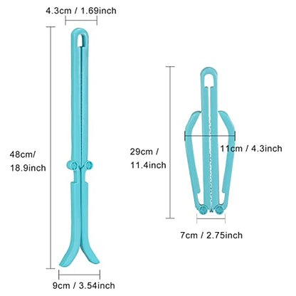 ONEDONE Folding Boot Stands Adjustable Boot Clips for Tall Knee High Shoes - color: Multi-8