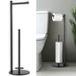 Toilet Paper Holder Stand, Toilet Paper Storage Standing, Standing Toilet Paper Stand, Standing Toilets Paper Holder with Storage, Bathroom ToiletPaper Roll Stand - color: Double Column