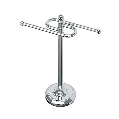 Gatco 1546 Counter Top S Style Towel Holder, Chrome - color: Chrome