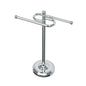 Gatco 1546 Counter Top S Style Towel Holder, Chrome - color: Chrome