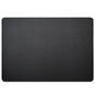 Nekmit Leather Desk Blotter Pad 17 x 12 Inches, Flat, Non-Slip, Waterproof, Black - color: Black, size: 12" x 17"