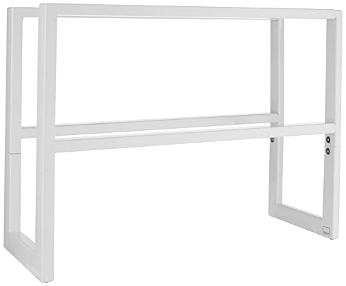 YAMAZAKI Home Expanding Shoe Rack, Metal, Adjustable Steel One Size White - color: White, size: Double