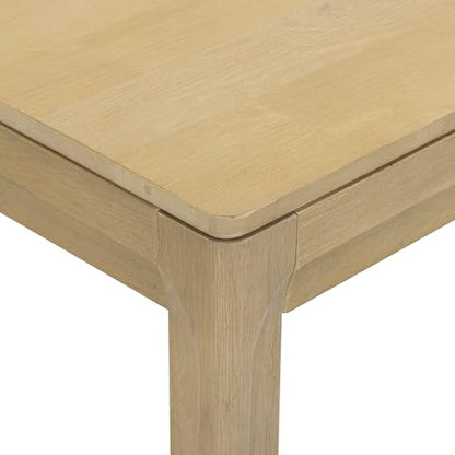 NTC Flow 47-Inch Console Table, Modern Solid Wood Entryway Table with Hidden Drawer, Waterproof & Heat Resistant, Narrow Table for Hallway, Living Room & Foyer, Sand - color: Sand, size: 47 Inch, style: Console