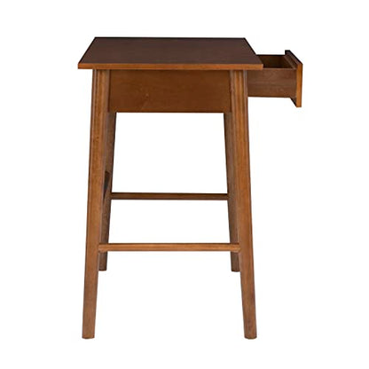 Melissa Mid Century Walnut Desk by Linon - color: Walnut