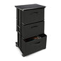 MAX Houser Dresser Storage with 3 Drawers, Fabric Dresser Tower, Vertical Storage Unit for Bedroom, Closet, Office, Black - color: Black5