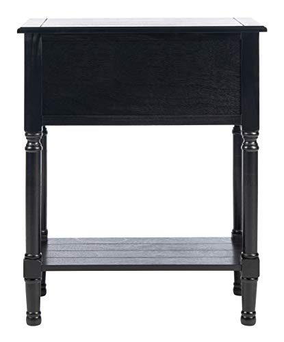 SAFAVIEH Furniture - Primrose 3-Drawer Console Table - Black - Solid Wood - Farmhouse Classic Design - Ideal for Entryway, Living Room, Hallway, 23.5" W x 13" D x 29.5" H (CNS5707B) - color: Black