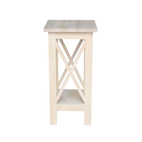 International Concepts Plant Stand, 24 inch, Unfinished - color: Unfinished, size: 12 inch W x 12 inch D x 24 inch H