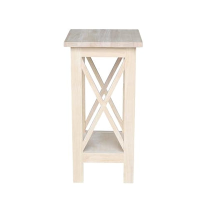 International Concepts Plant Stand, 24 inch, Unfinished - color: Unfinished, size: 12 inch W x 12 inch D x 24 inch H