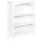 eHemco 3 Tier Bookcase with 2 Arched Supports, 40 Inches, White - color: White, size: 3 Tier