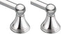 Moen DN8418CH Preston Collection 18-Inch Single Bar Bathroom Towel Bar, Chrome (Pack of 2) - color: Chrome, size: 18 Inch (Pack of 2)