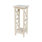 International Concepts Plant Stand, 30 inch, Unfinished - color: Unfinished, size: 12 inch W x 12 inch D x 30 inch H