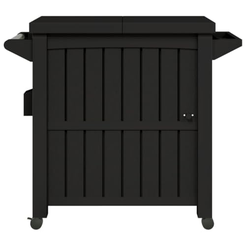 3-in-1 Outdoor Serving Cart with 21.1 Gal Cooler, Rolling Beverage Prep Station and Storage Table, Portable Kitchen Island for Patio, BBQ, Garden, Black