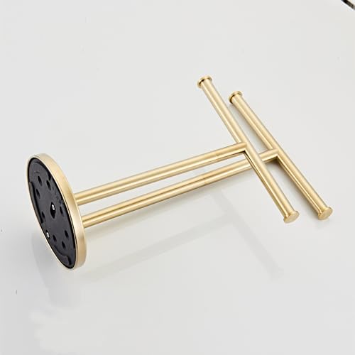 Hand Towel Holder, NEWRAIN Double Countertop Hand Towel Holder Stand, Stainless Steel Free Standing Hand Towel Rack with Heavy Base, for Bathroom Kitchen & Counter top, Brushed Gold - color: Brushed Gold, style: 2-Tier