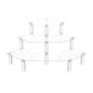 Gonice 3 Tier Acrylic Display Riser for Funko POP Figures, Diamond Shape Clear Display Stand for Makeup,Perfume and Dolls - size: 3 tier