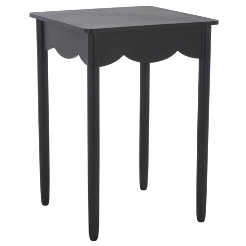 SAFAVIEH Home Collection Paislyn Matte Black Accent Table - color: Black
