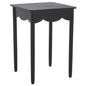 SAFAVIEH Home Collection Paislyn Matte Black Accent Table - color: Black