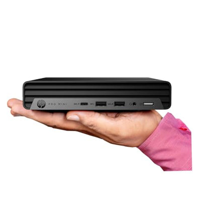 HP Pro 400 G9 Mini PC Desktop Computer, Intel CPU, Triple 4K Display Support, USB-C, Ultra-Quiet Design, Bluetooth 5.2, WiFi 6, Keyboard and Mouse, Windows 11 Pro (i3-1315U, 16GB RAM | 512GB SSD) - color: i3-1315U, size: 16GB RAM | 512GB SSD