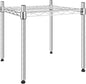 Simple Deluxe 1-Tier Shelving Unit, 15" W x 15" D x 13.8" H Wire Metal Storage Rack, Chrome - color: Chrome, size: 1-Tier, 15"W x 15"D x 14"H