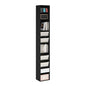 Furinno PASIR Book Shelf, 10-Tier Bookshelf, Bookcase with Open Shelf, 9.2 x 11.8 x 78.7, for Living Room, Bedroom, Home Office, Blackwood - color: Blackwood, size: 10-Tier, 12-Inch Width