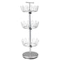 Household Essentials 3-Tier Shoe Storage Tree, Silver - color: Silver