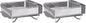 KitchenAid Compact Space Saving,Dish Rack with Removable Flatware Caddy and Angled Self Draining Drainboard,Satin Gray,15-Inch-by-13.25-Inch,(Pack of 2) - color: Gray, size: Compact (Pack of 2)