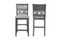 New Classic Furniture Gia Counter Chairs, Set of 2, Gray - color: Grey, size: Set of 2, style: Counter Chair