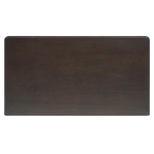 Knocbel Slim Antique Entry Console Table with 3 Drawers & Bottom Open Shelf, Solid Wood Narrow Small Sofa Table for Entryway Hallway Living Room 23.7" W x 13" D x 31.4" H Brown - color: Brown