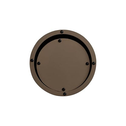 Nesting Coffee Table Set of 2, Modern Round Coffee Table, Wooden Circle Accent Tables for Small Spaces Living Room Bedroom Balcony Office Drum Side Table, Brown Burl - color: Brown Burl
