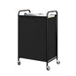 GRANNY SAYS 110L Laundry Hamper, Large Laundry Basket with Wheels and Handles, Durable and Sturdy Rolling Cart for Laundry Room, Bathroom, Bedroom, Black - color: Black, size: 110L