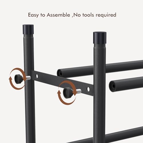Uneviesyka Expandable Shoe Rack, 2 Tier Shoe Rack for Closet, Stackable Adjustable Standing Metal Shoe Shelf Organizer Storage, Small Shoe Racks for Front Door Entrance、Entryway(Black) - size: 2 Tier