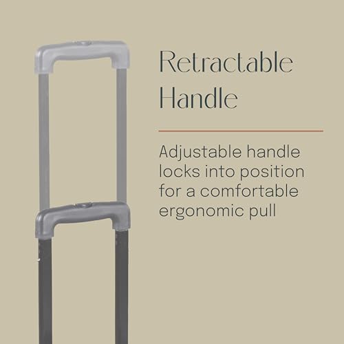 Folding Mobile Utility Cart, Canvas Organizer Bag, Chocolate/Sand | Durable plastic, 30 compartments, adjustable handle, 40 lb capacity, collapses to 3" thick, rolling wheels for easy transport - color: Chocolate/Sand