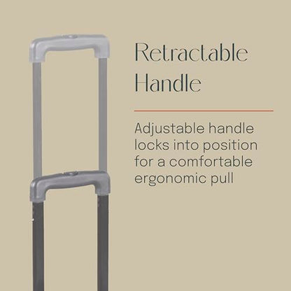 Folding Mobile Utility Cart, Canvas Organizer Bag, Chocolate/Sand | Durable plastic, 30 compartments, adjustable handle, 40 lb capacity, collapses to 3" thick, rolling wheels for easy transport - color: Chocolate/Sand