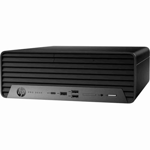 HP ProDesk 400 G9 SFF Business Desktop Computer, Intel CPU, 16GB RAM, 512GB PCle SSD, Dual 4K Display Support, USB-C, HDMl, RJ-45, Wi-Fi, Wired Keyboard & Mouse, Windows 11 Pro