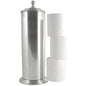 LDR Industries 164 6456BN Ashton Free Standing Regular Size Roll Toilet Paper Holder Canister, Brushed Nickel - color: Brushed Nickel