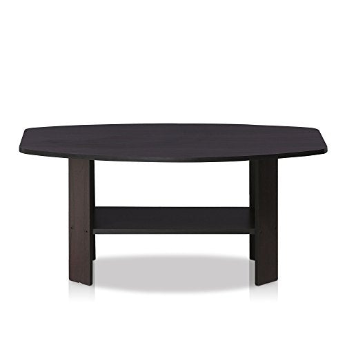 Furinno Simple Design Coffee Table, Dark Walnut - color: Dark Walnut, size: Coffee Table