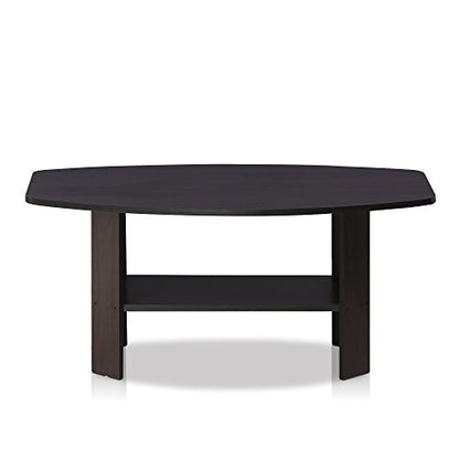 Furinno Simple Design Coffee Table, Dark Walnut - color: Dark Walnut, size: Coffee Table
