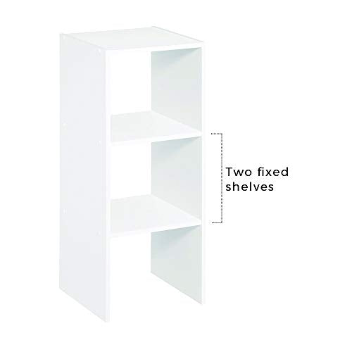 ClosetMaid 8953 Stackable Vertical Organizer, 31.5" H x 12.01" W x 11.61" D, White - color: White
